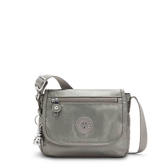 Kipling Sabian Metallic Crossbody Mini Veske Grå | NO 1868WN